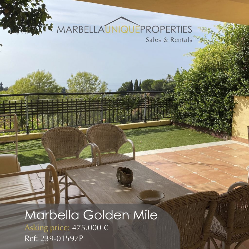 Ground floor Marbella Golden Mille| MUP